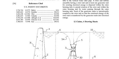 Vortex Turbine Patent Abstract